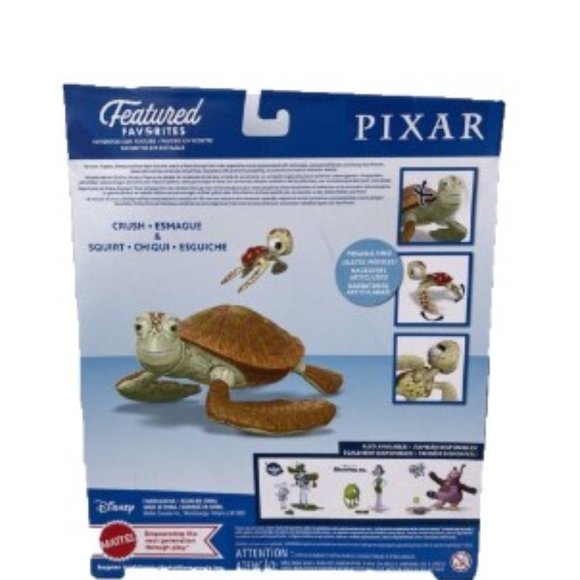 Disney Pixar Crush & Squirt Finding Nemo Action Playset SEALED🆕FAST😮‍💨⚡🚚 - Picture 11 of 16